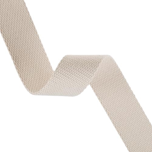 Shelver Heavy Duty Cotton Webbing Strap, 1 or 1.5 Inches and Colours, 5m (Ecru, 38mm) — view 3