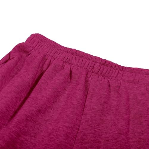 Generisch 2026 New Arrivals Casual Plain Set for Men, Comfortable, Relaxed Fit, Daily Wear for Outdoor Activities in Spring, Winter, Hot Pink, XXL — view 5