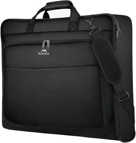 MATEIN Suit Carrier for Men, Travel Garment Bags with Strap for Business