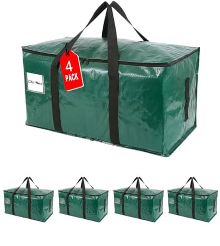 ZFWDSY Moving Bags 93 L,4-Pack Storage Bags Moving Boxes Alternatives