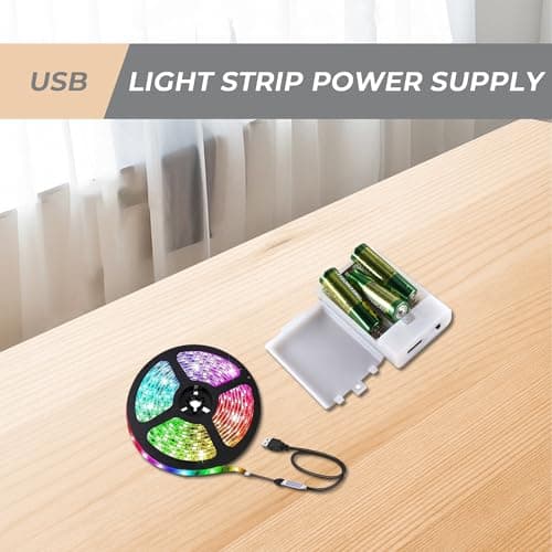 Battery Case Box with USB Port, 3 X AA Battery Power Bank, Battery Holder Case, USB Battery Pack for 4.5V LED Lights, String Lights, Fairy Lights, DIY Decorations — view 5