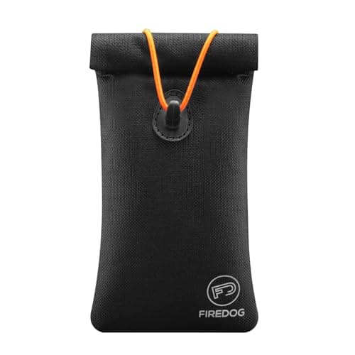 FIREDOG Faraday Pouch for Car Keys and Cell Phone, Key Signal Blocking Bag, Anti Theft Car Protection, Cell Phone WiFi/GSM/LTE/NFC/RFID/Keyless Entry Fob Signal Blocking Bag (Black) — view 4