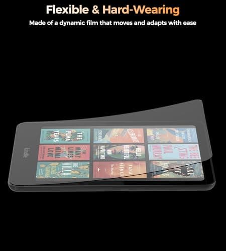 BHHB Pack of 3 Screen Protectors Compatible with Kindle Paperwhite 7 Inch 12th Generation 2024 and Kindle Colorsoft Signature Edition, 2025 Anti-Glare Screen Protector PET Screen Protector Full — view 5