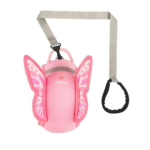 LittleLife Butterfly Toddler Backpack With Safety Rein, 18 x 14 x 23 cm — view 2