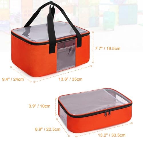 Rexmica 2pcs Toy Storage Organiser Bag for Magnetic Building Tiles Blocks — view 5