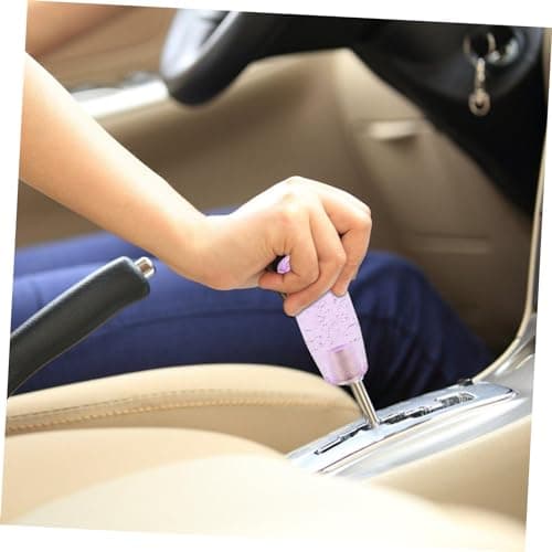 Lavender Acrylic Car Shift Knob Gear Lever Decorative — view 3