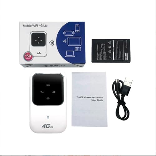 Portable WiFi Travel Router for Travel - 4G/5G Mobile WiFi Portable Hotspot Router with SIM Card Slot,Pocket-Sized MiFi Modem for Travel & Remote Work,4G LTE Mobile WiFi Hotspot for Outdoor (A) — view 3