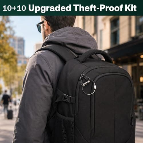 20Pcs Anti Theft Zipper Clips Set for Bag Backpacks Purse Luggage — view 3