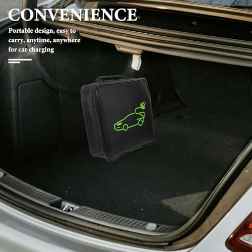 Ev Charger Bag for Cable Storage, Portable Automotive Trunk Organiser — view 5