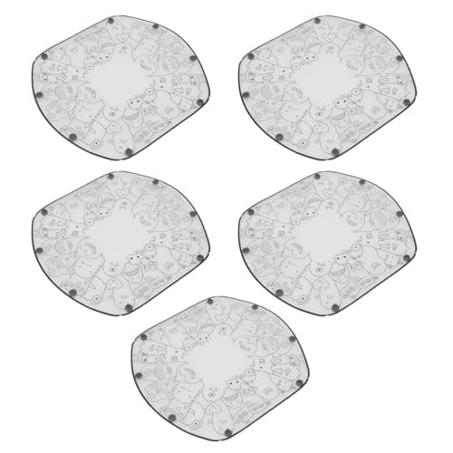 Hamwesh Collapsible Bowl Set, 5 Pack, Food Grade PP, Snap Fold Design — view 4