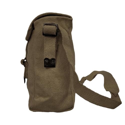 OUTBOUND Small Canvas Webbing Messenger Bag (Olive) — view 5