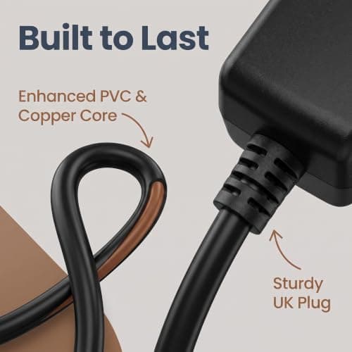 Charger for N-i-n-t-e-n-d-o 3DS & USB Charging Cable Set, UK Plug Power Supply Adapter + 1.2M Lead for New 3DS XL/2DS XL/DSi/DSi XL, Replacement Kit for Home & Travel — view 3