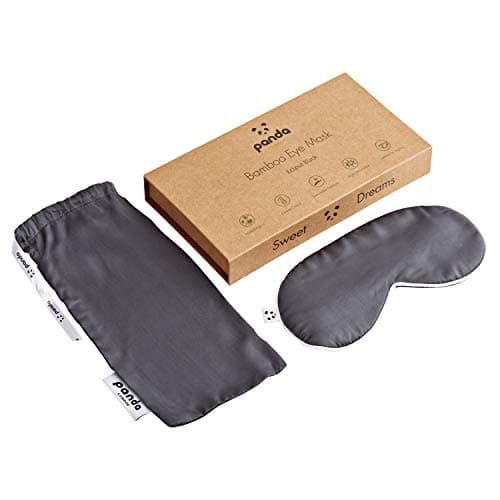 Panda® Bamboo Eye Mask - Urban Grey | 20.5 x 11 x 2.5 cm | Light Blocking for Better Sleep | Hypoallergenic & Gentle on Skin | Soft & Mild with No Pressure on Eyes | Great for Travel or Everyday