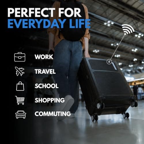 Card Defender Finder Bluetooth Wallet Tracker Card Compatible with Apple Find My & Android Find Hub, Global Tracking for Wallets, Bags & Luggage, Rechargeable Battery, IP68 Waterproof — view 5