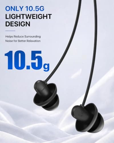 Hearprotek 2 Pairs Sleep Headphones, Noise Cancelling Earbuds with Microphone, USB C Silicone Earbuds for, Android,Perfect for Sleeping, Snoring, Travel, Meditation, Relaxation — view 4