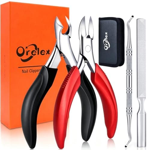 Orelex Toenail Clippers, Nail Clipper for Thick Nails, Ingrown Toenail Kit