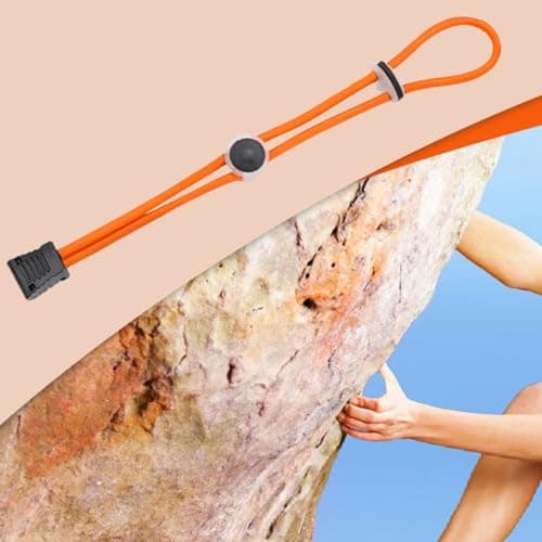 Trekking Pole Fastening Cord Adjustable Quick Release Non-slip Elastic — view 4