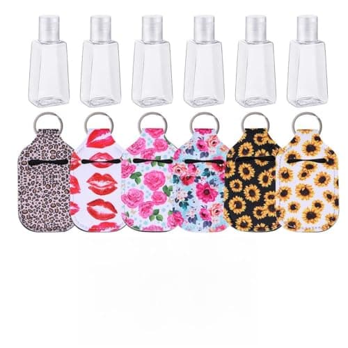 12pcs Refillable Bottle Covers Set for Travel Perfume Storage