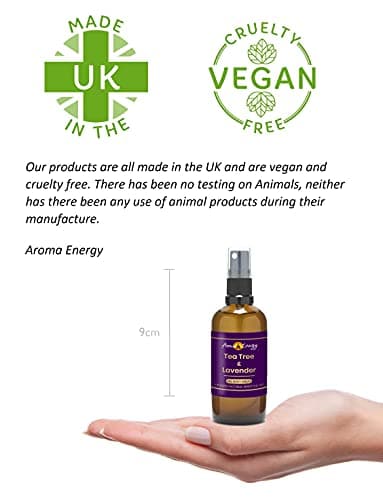 Lavender & Tea Tree Oil Body Spray – 10ml - Natural essential oils, skin care friendly — view 2