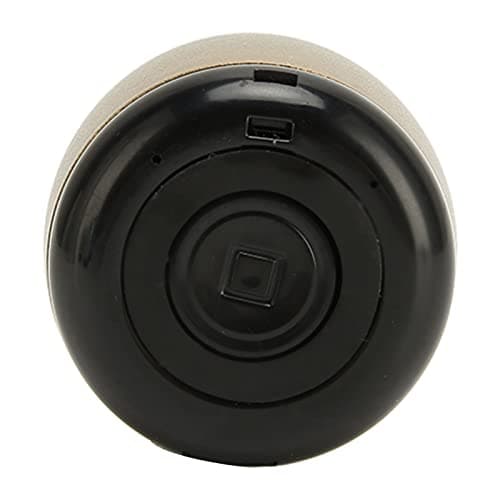 Culnflun 1 Pack Bluetooth Speaker Heavy Subwoofer Portable Wireless Speaker, Metal Compact Travel Speaker for Phone Tablet PC (Gold) — view 4