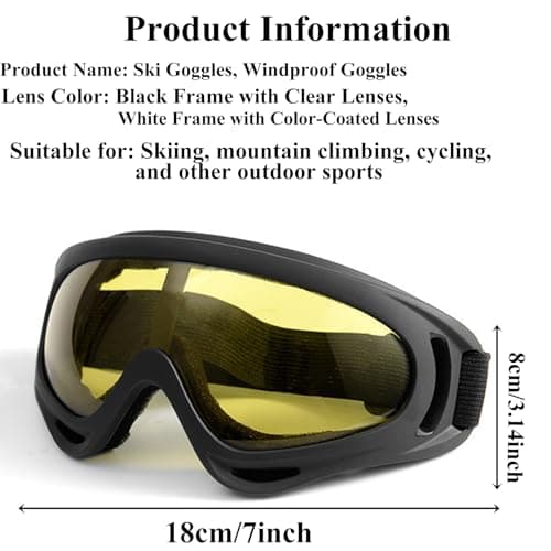 Anti‑Fog UV400 Ski Goggles, Helmet Compatible Snowboard Goggles — view 2