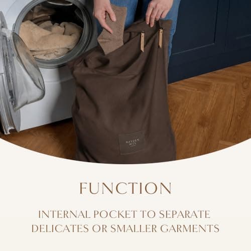 Hayden Hill Luxury Organic Cotton Travel Laundry Bags, Small & Large 2 Pack — view 2