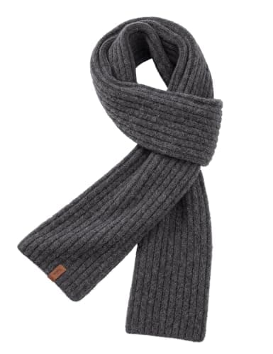Vijamiy Winter Scarf Lightweight Long Knitted Scarves for Women Men