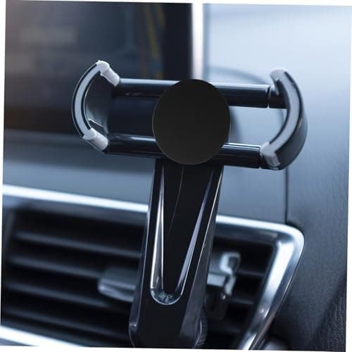 Operitacx 20pcs Black Ultra-thin Iron Magnetic Metal Plates for Phone Holder Car Accessories Self-adhesive Design for Car Phone Mount — view 3