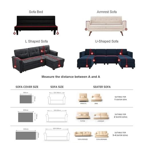 Highdi Throw for Sofa Large, PU Leather Soft Blanket Decorative Throw Blanket, 1 2 3 4 Seater Sofa Throws, Travel Nap Blanket for Chair Couch Bed and Armchair (180x180cm,Black) — view 6