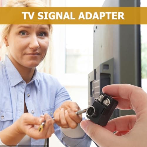 Push-on Balun Adapter 75 300 Ohm TV Signal Converter 2pcs — view 5