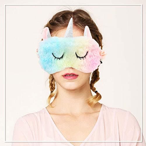 2 Pack Kids Eye Mask for Sleeping, Plush Sleep Masks with Elastic Strap — view 4