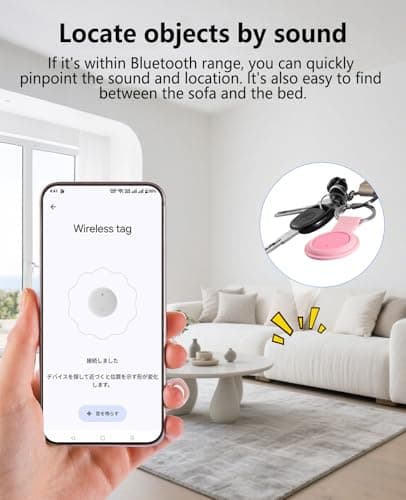 Android Tracker Smart Tracker(2025), Works with Google's Find Hub/Find My Device (Android Only) App, Tracker Tag Locator for Keys,Luggage,Satchel, Backpack etc. (Not for Apple Devices) — view 6