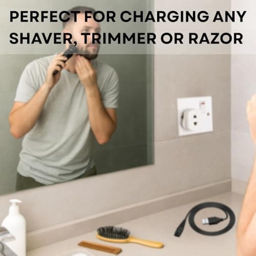 3 Pack UK Shaver & Electric Toothbrush Plug Adapter, 2 Pin to 3 Pin — view 6