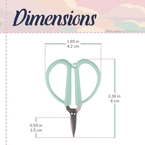 JubileeYarn Tiny Traveler Units - Portable TSA Compliant Mini Airplane Snips - Sea Pink - 1 Unit — view 2