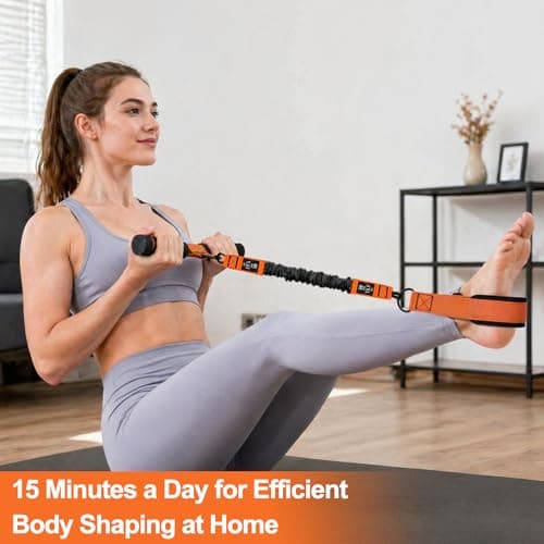 Upgraded Multifunction Pedal Resistance Band with Handle 30-90lbs — view 5