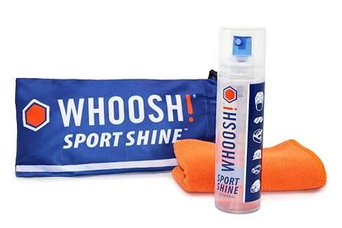 WHOOSH! Sport Shine Go XL – Eye Guard Cleaner Kit with Cloth & Bag, 100 ml