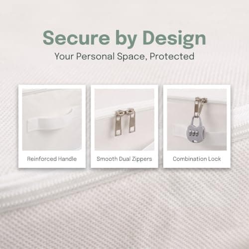 Veemoon Discreet Lockable Toy Bag, 12.6x9.45x7.1in Discreet Storage Bag — view 3
