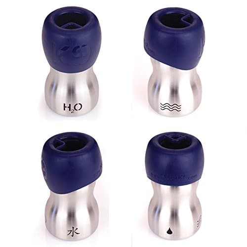 H2O4K9 Dog Water Bottle with Travel Bowl 270 ml, Deep Navy — view 3