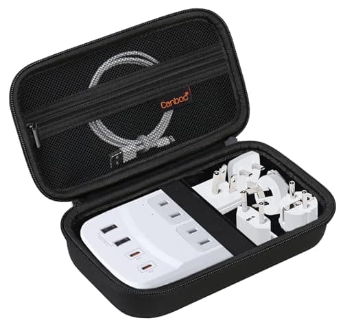 Canboc Power Converter for Ceptics International Plug Adapter Kit, Black