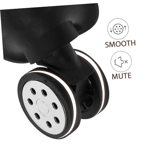 Angoily Replacement Sturdy Quiet Wheel Swivel Wheels Plastic Abs 4pcs Luggage Caster Set Repair, Easy to Install Kit for Wheeled for Suitcase Travel Suitcases — view 6