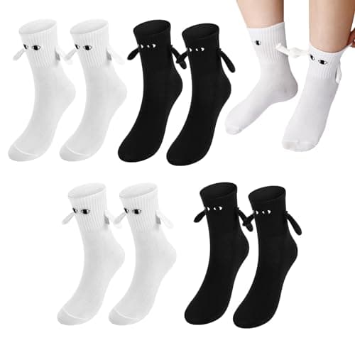 Partideal 4 Pairs Funny Magnetic Socks