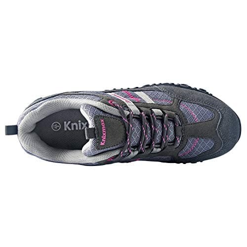 Knixmax Women's Walking Shoes, Lightweight Trainers, Grey UK 6/EU 39 — view 4