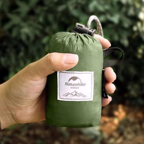 Naturehike 18L Packable Backpack - 110g Ultra Lightweight Foldable Daypack, PU2000mm Waterproof 30D Nylon Compact Hiking Rucksack for Travel Camping Outdoor(Green) — view 4