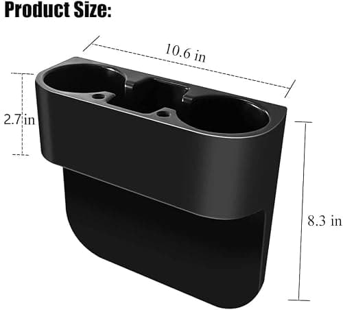 Voarge Universal Auto Truck Seat Side Cup Holder Mount Stand for Car Storage for Drink Bottle Pen Phone — view 2