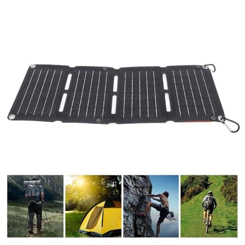 Pissente 40W Foldable Solar Panel, Portable Folding Solar Charger Kit Solar Charger with USB-C USB-A DC Outputs for Phones Power Banks Tablets Camping Hiking Backpacking — view 6