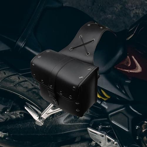 Motorcycle Throw Over Saddlebags, Motorcycle Saddle Pannier Side Bag, Storage Tool Bag with Multiple Separation Layers for Sports, and Cruise Motorcycles — view 6
