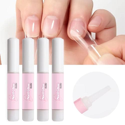 Extra Strong Quick Dry Nail Glue – 10 Pack Professional Adhesive for False Nails, Press on Nails, Nail Tips & Rhinestones – Ideal for Broken, Cracked or Damaged Nail Repair — view 4