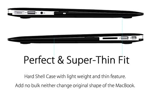 UESWILL Case for 2010-2017 Release MacBook Air 13 inch, Black — view 5