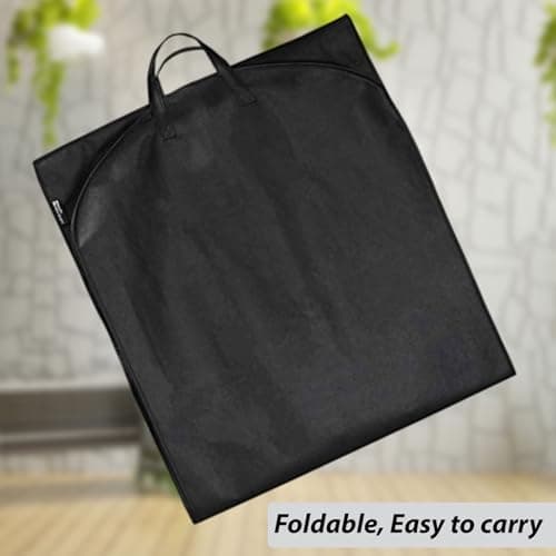 Travel Suit Bag with Zipper Tour Garment Bag for Protecting Outfits Carrying Outfit 110x60cm — view 5