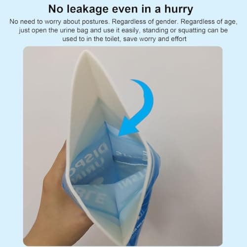 Travel Pee Bags Spill-Proof Unisex Hygienic Vomit Poop — view 3